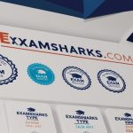 College student taking a proctored online exam on laptop — ExamSharks.com offers reliable proctored exam help services